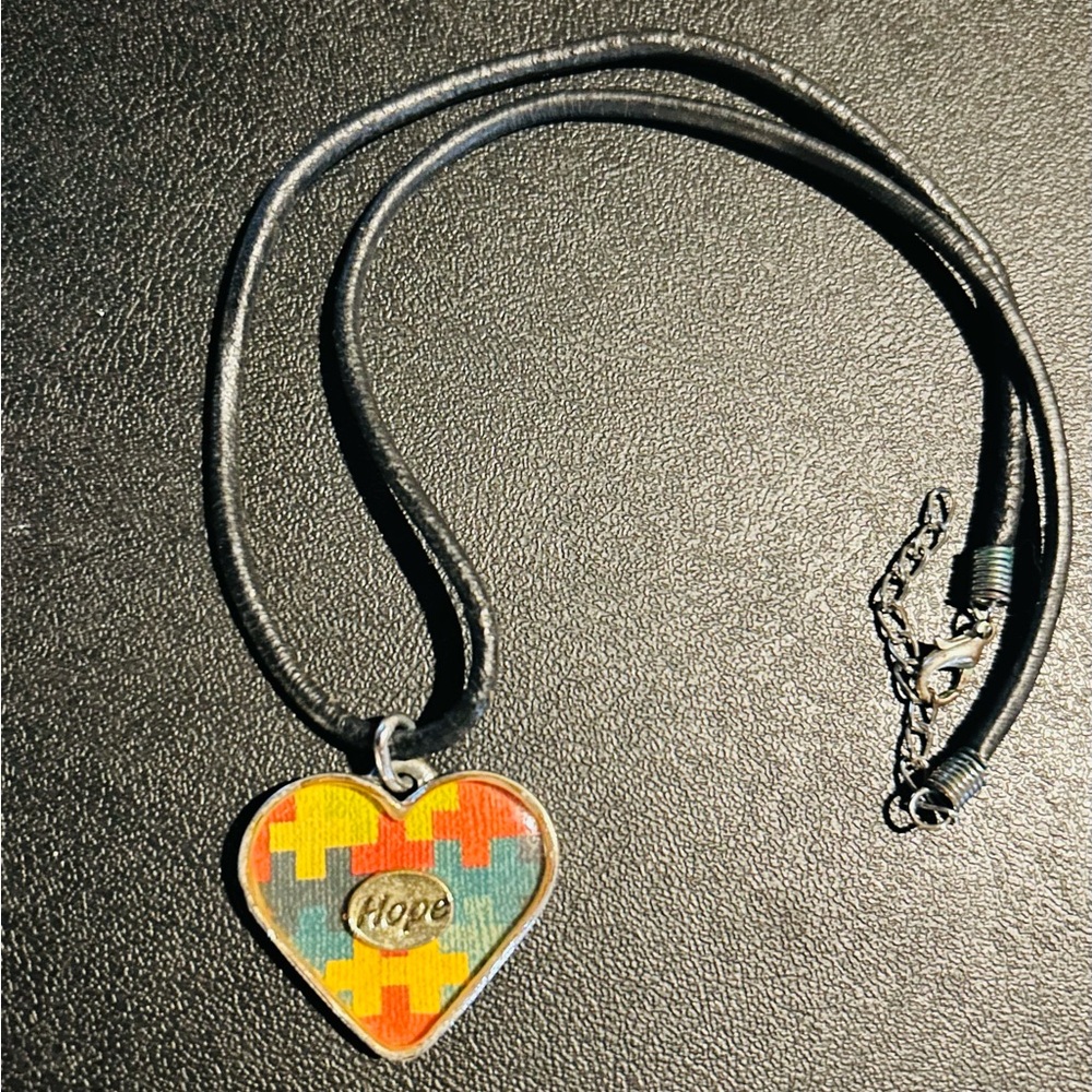 Autism Awareness Hope Pendant
